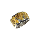 Ring aus vergoldetem Silber