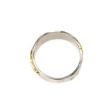 Ring aus vergoldetem, oxidiertem Silber