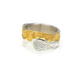 Ring aus vergoldetem Silber