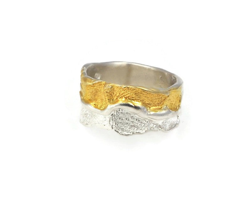 Ring aus vergoldetem Silber
