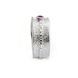 Ring aus Sterlingsilber mit rosa Turmalin