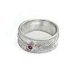 Ring aus Sterlingsilber mit rosa Turmalin