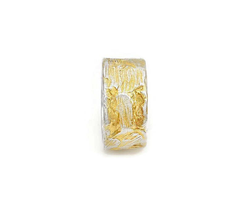 Ring aus vergoldetem Silber