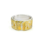 Ring aus vergoldetem Silber