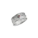 Ring aus Sterlingsilber mit rosa Turmalin