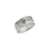 Ring aus Sterlingsilber mit rosa Turmalin