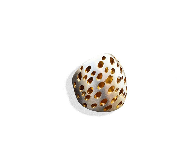 Ring aus vergoldetem Silber