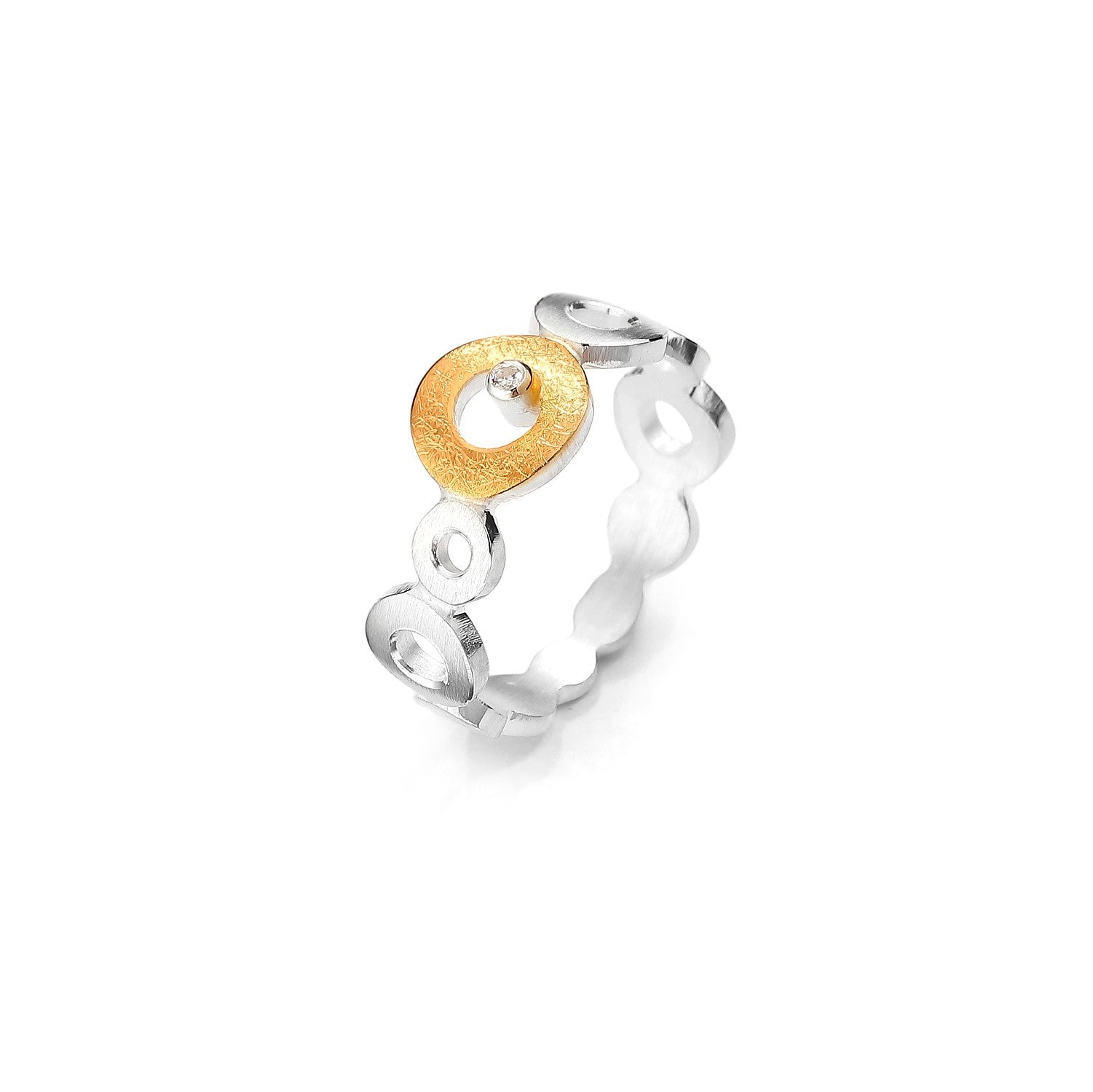Silberring mit Zirkonia