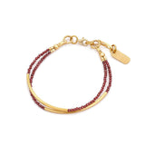 Vergoldetes Armband mit Granaten