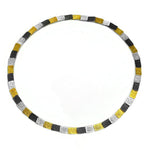 Collier Silber Oxidierte vergoldet