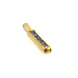 Vergoldeter Silber-Anhänger mit Diamanten