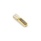 Vergoldeter Silber-Anhänger mit Diamanten